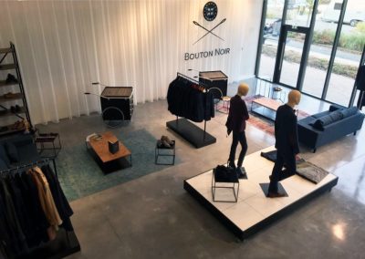 Création du concept-store Bouton Noir – Vêtements sur mesure à Marquette-lez-Lille